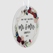 Notre premier Noël Mr & Mrs. | Première photo mari (devant)