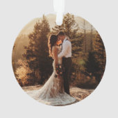 Notre premier Noël Mr & Mrs. | Première photo mari (dos)