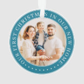 Notre premier Noël Nouvelle Maison Moderne Simple  (dos)