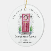 Notre premier Noël Nouvelle Maison Ornement en cér (Gauche)