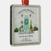 Notre premier Noël Nouvelle Maison Ornement en Mét (Droite)