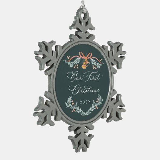 Notre Premier Noël Ornement de Souvenir de Jeunes (Gauche)