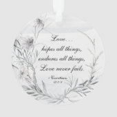 Notre premier Noël, Ornement Inspirationnel (dos)