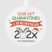 Notre premier Noël Quarantiné Drôle Mignonne (dos)