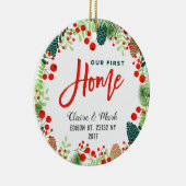 Notre premier ornement à la maison de Noël (Droite)