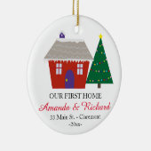 Notre premier ornement à la maison de Noël - (Droite)