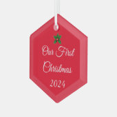 Notre premier ornement de Noël (Avant gauche)