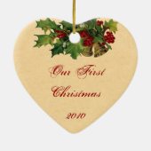 Notre premier ornement de Noël (Dos)