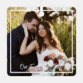 Notre premier ornement de Noël M. et Mme Metal (Recto)