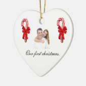 Notre premier ornement de Noël pour des couples (Gauche)