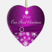Notre premier ornement de souvenir de Noël (Droite)