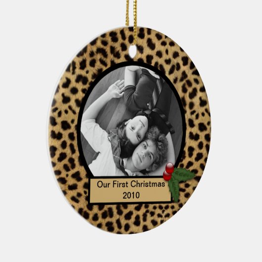 Notre premier ornement Empreinte de léopard de Noë (Droite)