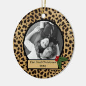Notre premier ornement Empreinte de léopard de Noë (Gauche)