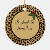 Notre premier ornement Empreinte de léopard de Noë (Dos)