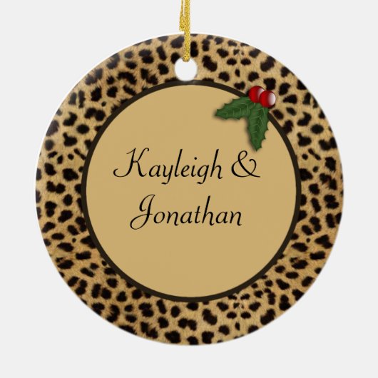 Notre premier ornement Empreinte de léopard de Noë (Dos)