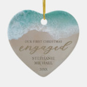 Notre premier ornement en céramique de la plage de (Devant)