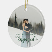 Notre premier ornement en céramique de Noël engagé (Gauche)