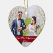 Notre premier Ornement Mariage de Noël RSG (Gauche)