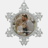 Notre premier ornement photo de Noël (Devant)