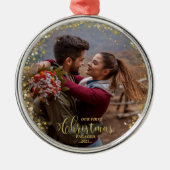 Notre premier ornement photo de Noël engagé (Devant)