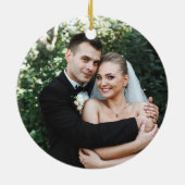 Notre premier ornement photo de Noël Marié (Dos)