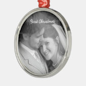 Notre premier ornement photo noir de Noël Damas (Gauche)