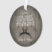 Notre premier renne ensemble engagé de Noël (devant)