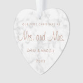 Notre premier Rose de marbre de Noël Gold Lesbian (devant)