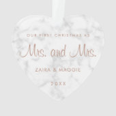 Notre premier Rose de marbre de Noël Gold Lesbian (dos)