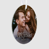 Notre premier script de flocage en argent de Noël (devant)