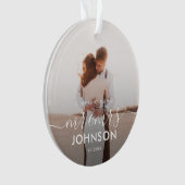 Notre premier script élégant de Noël Mr et Mrs. (devant)