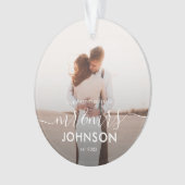 Notre premier script élégant de Noël Mr et Mrs. (devant)