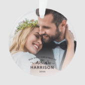 Notre première calligraphie de Noël M. et Mme Phot (devant)