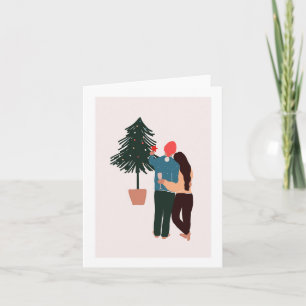 Notre première carte de Noël nouvellement signée