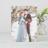 Notre première carte de vacances de Noël Marié (Debout devant)