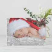 Notre première carte Faire-part de naissance de No (Debout devant)