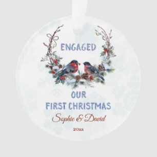 Notre première couronne d'hiver de Noël avec des b