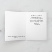 Notre Première Dame Carte de remerciements (Intérieur)