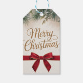 Notre première étiquette de cadeau de Noël (Devant)