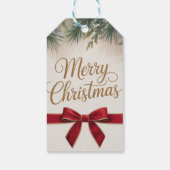 Notre première étiquette de cadeau de Noël (Dos)