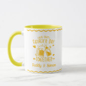 Notre première fête des pères ensemble Mug (Gauche)