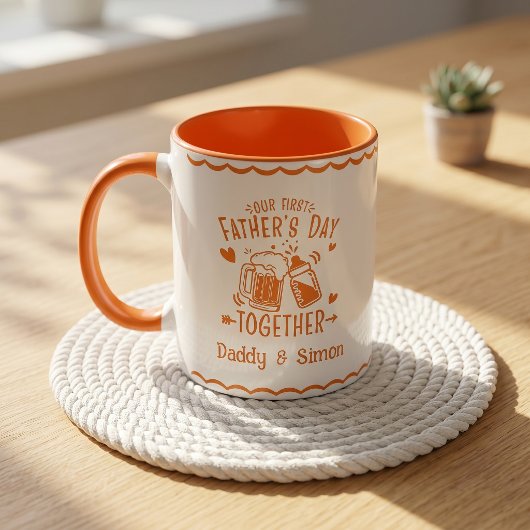 Notre première fête des pères ensemble Mug