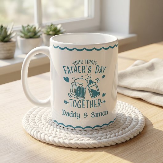 Notre première fête des pères ensemble Mug