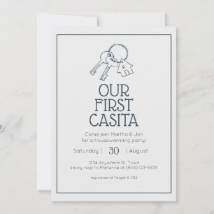 Notre première invitation Casita Houseéchauffement