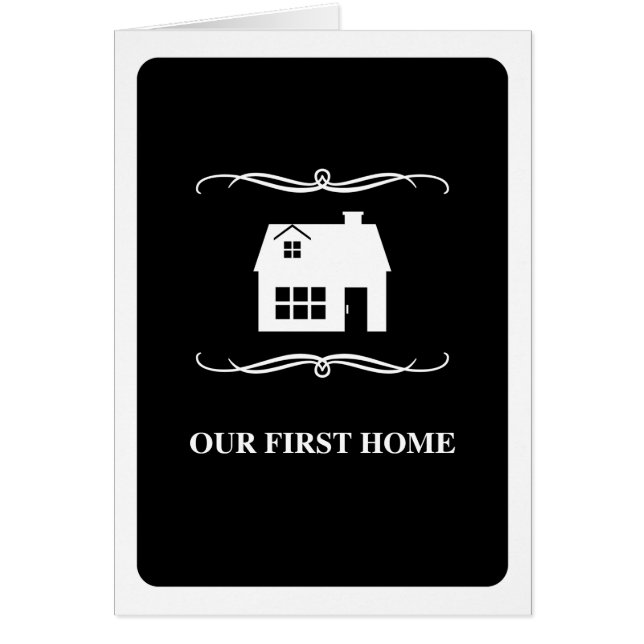 notre première maison (mod noir et blanc) (Devant)