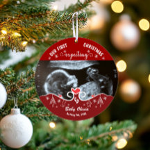 Notre première photo de bébé échographie de Noël e