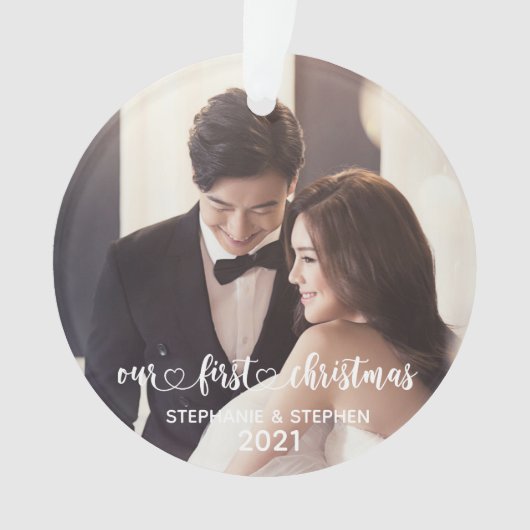 Notre première photo de coeur de Noël (devant)