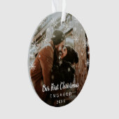 Notre première photo de flocons de neige de Noël (devant)