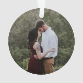 Notre première photo de la couronne de pin de Noël (dos)