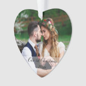 Notre première photo de Mariage de Noël (devant)